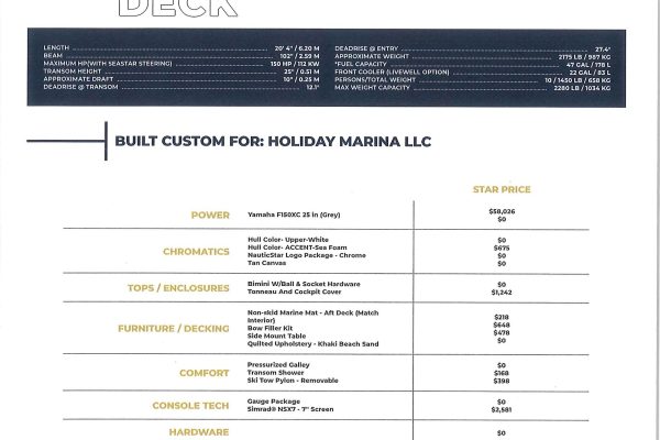 2025 - NauticStar 203 DC Deck - Image 10